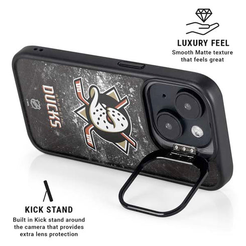 NHL Anaheim Ducks Iced iPhone 14 Kickstand Case